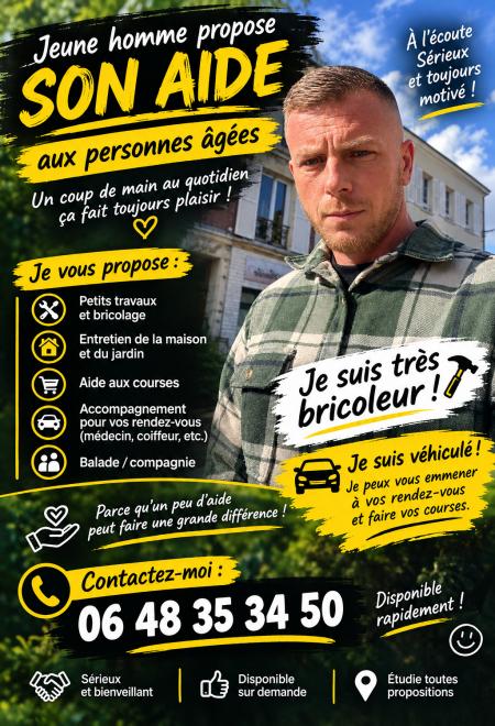 Jeune homme disponible