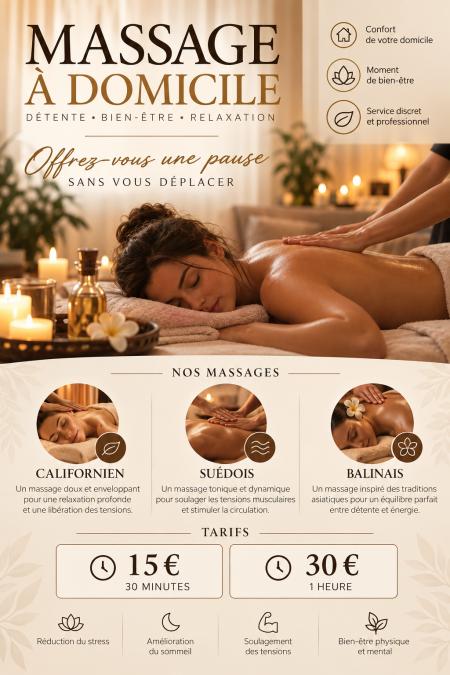 Massage Bien-Être à Domicile