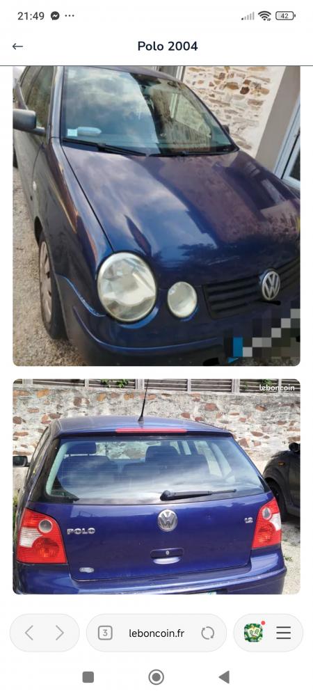 Vent polo 2004 av 224288km