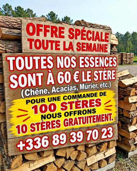 Bois de chauffage bien sec