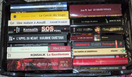 1 caisse de livres + 1 puzzle.