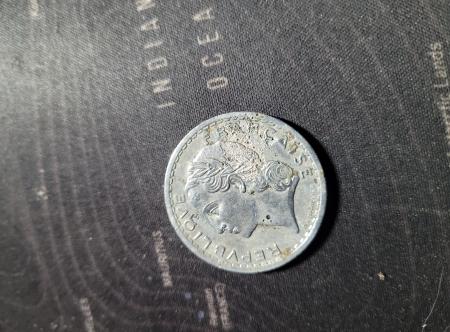 Pièce française 5 euros 1949 LAVRILLIER