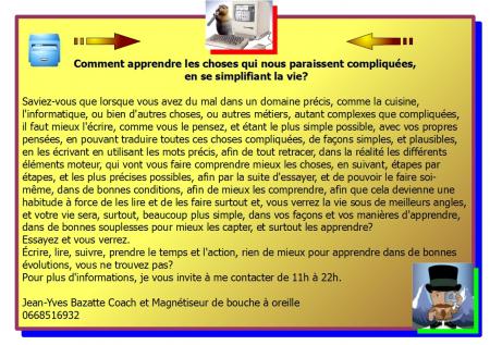 Donne cours d'informatique pour débutants