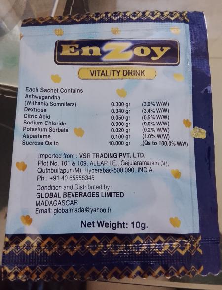Enzoy vitalité vigueur