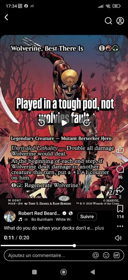 Recherche carte magic the gathering